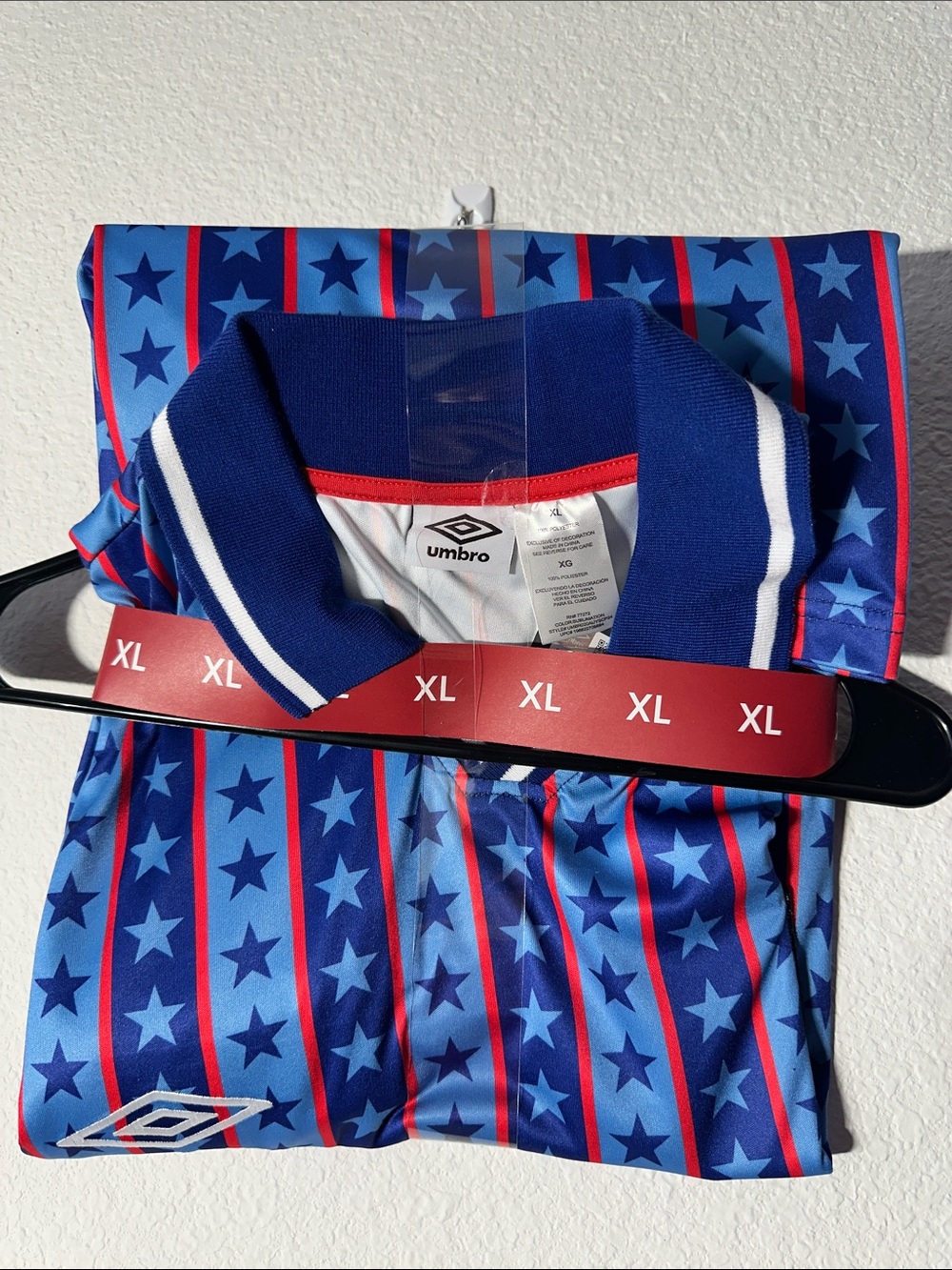 Umbro Blue and Red Star-Jersey